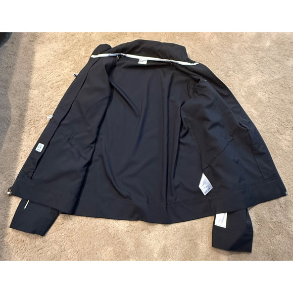 Vintage Nike Jacket Womens Large Black Track Windbreaker 90s Size 12-14 - Picture 6 of 11